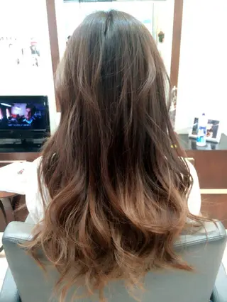 ロング カラー 透明感韓国ヘア♡ みつきのヘアスタイル