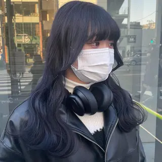 ロング 🦋韓国風カラー🦋 こうせい原宿のヘアスタイル