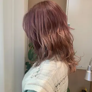 ロング カラー 箭内葉月/メンズ👔 ワンカールパーマのヘアスタイル