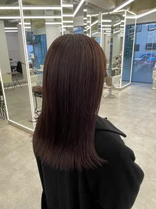 セミロング カラー ヘアアレンジ 【Sweep】おじま のぞみのヘアスタイル