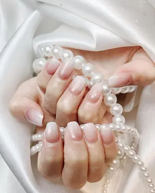 ネイル RAFFINE 月🦋🩵のネイルデザイン