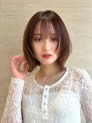 ショート カラー PULSE yokohama所属・ボブ/韓国レイヤー /髪質改善/横浜駅のヘアスタイル
