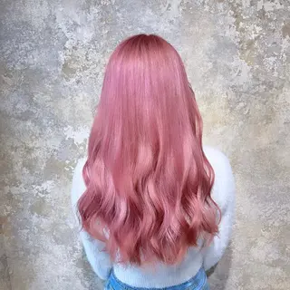 ロング カラー 編み込みエクステ/ ハイトーン りょすけのヘアスタイル