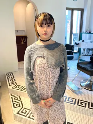 ショート カラー 丹治 一輝ボブ/ショートのヘアスタイル