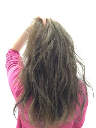 ロング カラー 岡本 拓朗のヘアスタイル