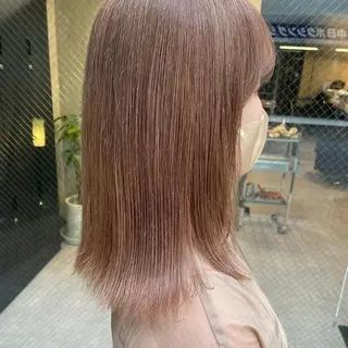 ミディアム カラー ヤマモト マイのヘアスタイル