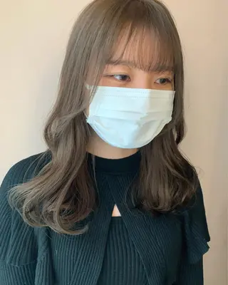 ロング カラー hub hair レイヤー/透明感のヘアスタイル