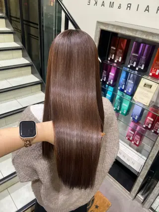 ミディアム 暖色ｶﾗｰ/ﾚｲﾔｰ ｶｯﾄ/Yunaのヘアスタイル