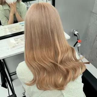 セミロング 透明感ハイトーン🫧 Kalin🐈‍⬛のヘアスタイル