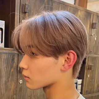 カラー メンズ 韓国ヘア🫧艶カラー 🫧髪質改善/オオヤのヘアスタイル