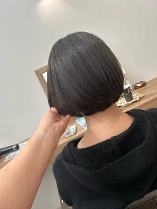 ミディアム パーマ riddle hair(駒生)所属・山越 美裕樹のヘアスタイル