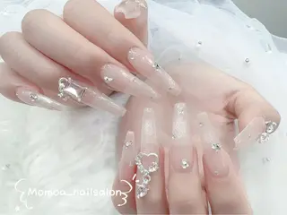 ネイル MoMoA Nail ネイル長さ出し専門店のネイルデザイン