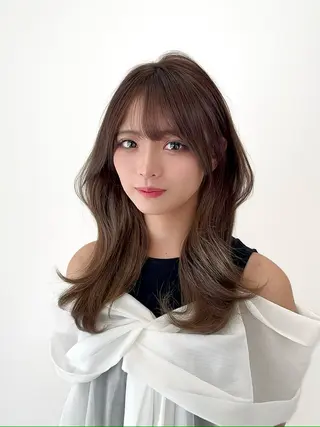 ミディアム カラー ヘアアレンジ 顔周り&ミディアム 特化/池袋/kokiのヘアスタイル