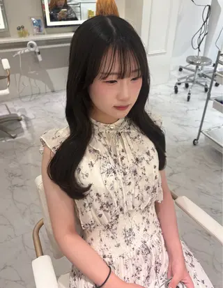 ロング カラー ParveMix🎀 稲垣詞葉のヘアスタイル