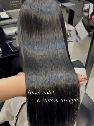 ロング カラー HARUKI MINATO Japan FUKUOKA所属・秋屋 美々梨のヘアスタイル