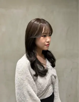 セミロング HAIR ICI 山崎友裕のヘアスタイル