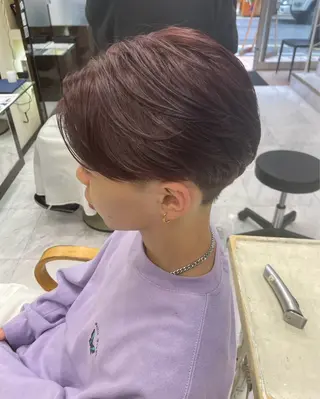 ショート カラー メンズ 🐥くまがい💛 ダブルカラー／パーマのヘアスタイル