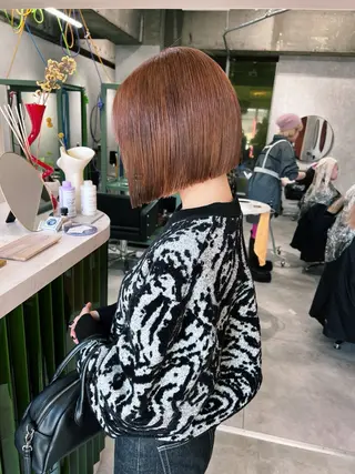 ショート カラー 🧡色落ちまで2度綺 麗なカラー🧡ヨシキのヘアスタイル
