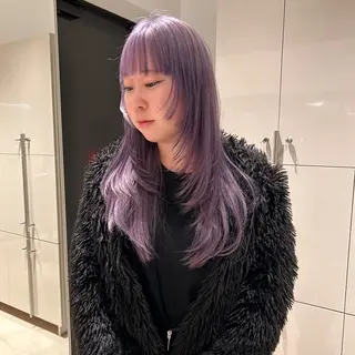 ロング Wカラー/ボブ/ カット /Rinoのヘアスタイル