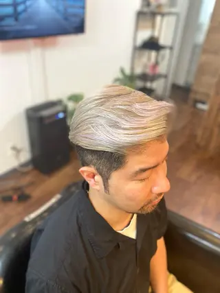 ショート カラー メンズ Lizir  ルズィール所属・Luzir⭐︎ GEN⭐︎のヘアスタイル