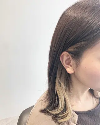 ミディアム カラー MignonS 仙幸 大輔のヘアスタイル