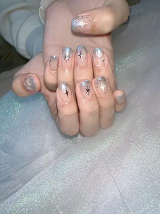 ネイル Hey🌈NAIL 長さ出し専門店のネイルデザイン