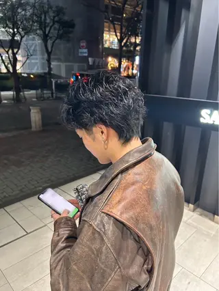 パーマ メンズ 🌷下野 莉果/ボブ /パーマ/メンズ🌷のヘアスタイル