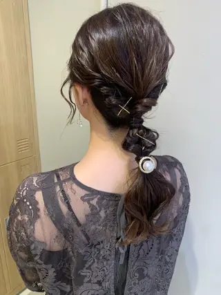 ロング LOREN＋透明感 オリーブhirokoのヘアスタイル