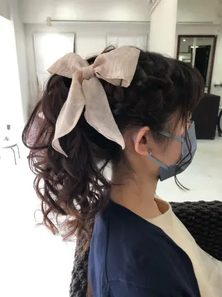 ヘアアレンジ HempBeauty 浅野アサミのヘアスタイル