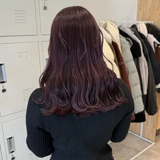 セミロング カラー 柔らかいcolor ￤韓国￤🩰マユ🩰のヘアスタイル