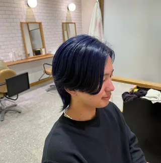 カラー メンズ みうら しずくのヘアスタイル