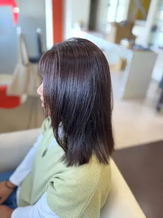 ミディアム カラー 長屋 裕也のヘアスタイル