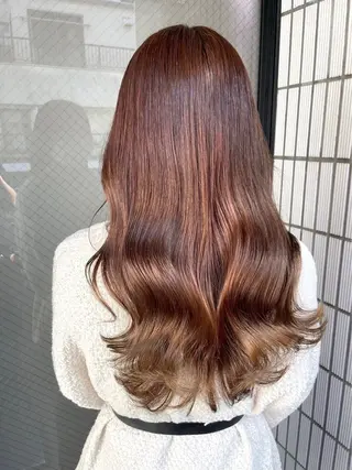 カラー ブリーチなしモテヘア 🤍REN🤍🪄のヘアスタイル