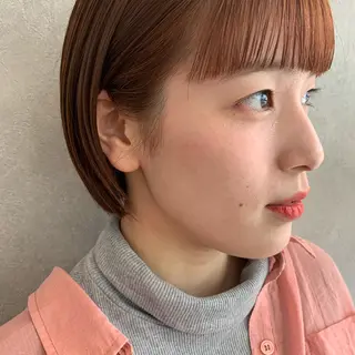 ショート カラー 似合わせ美髪ヘア✨ 天王寺．阿倍野🌈のヘアスタイル