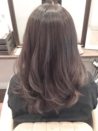 ロング カラー いしだ みさきのヘアスタイル