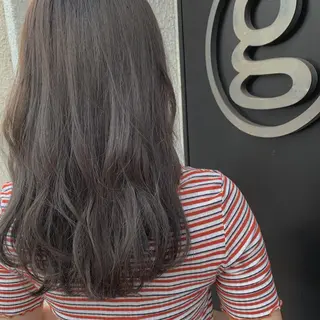 セミロング カラー 萌花　moeka /韓国/レイヤーのヘアスタイル