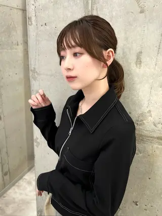ミディアム 🫧ふじたまゆ🫧 レイヤーカット✂︎のヘアスタイル