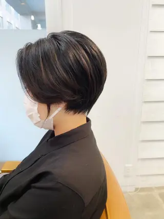 ショート newline銀座所属・👑銀座ショート/ 絶壁補正/金子涼👑のヘアスタイル