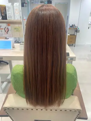 ロング かずや🍀/髪質改善 /艶髪カラー/眉毛のヘアスタイル