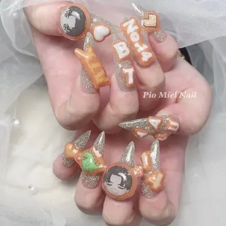 ネイル HANA 長さだしのネイルデザイン