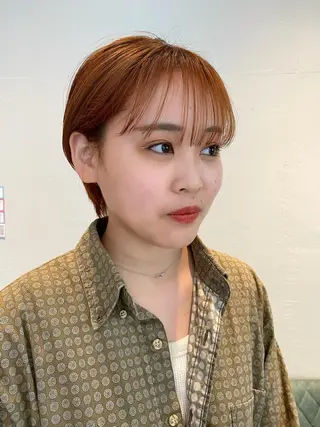 ショート カラー AO所属・RISAKO 艶髪モテヘア🎀府中のヘアスタイル