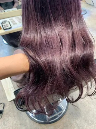 セミロング 森 明日希のヘアスタイル