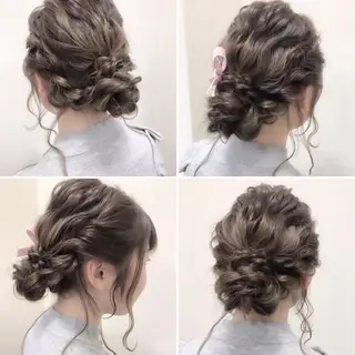 セミロング ロング ヘアアレンジ 沢田 瞳のヘアスタイル