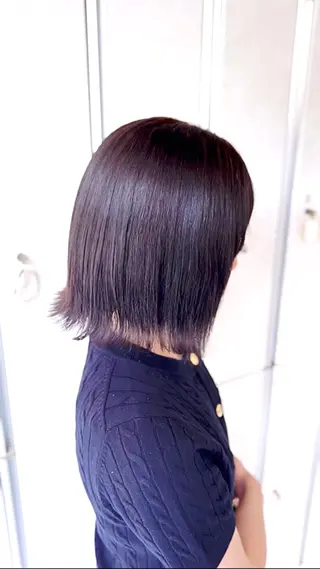 カラー 髪質改善/艶トリート メント🫧/美嬉のヘアスタイル