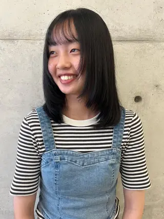 ミディアム カラー YUIMARL岡山店 MISAKIのヘアスタイル