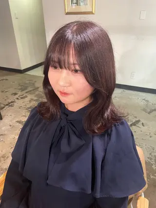 カラー La fith hair ray 札幌店所属・顔まわり/W カラー/リョウのヘアスタイル