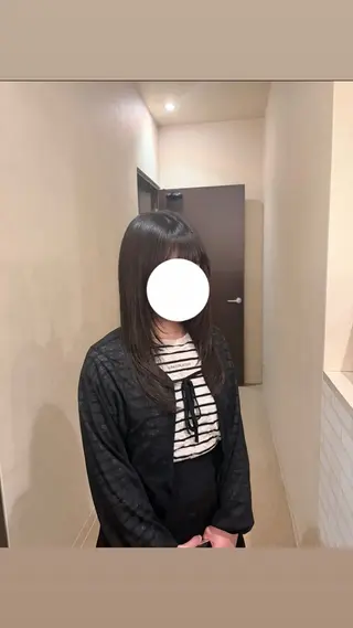 セミロング mahae 大久保のヘアスタイル