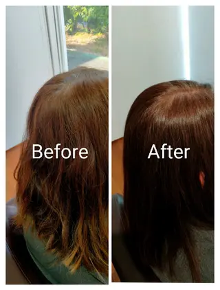 ミディアム EARTH 浜松志都呂店所属・髪質改善×カラー🌈 ふたばのヘアスタイル