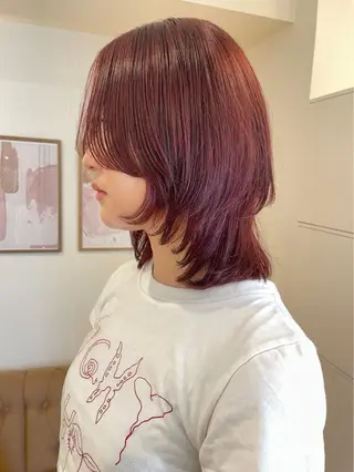 ミディアム rino/カット /レイヤー/名古屋のヘアスタイル