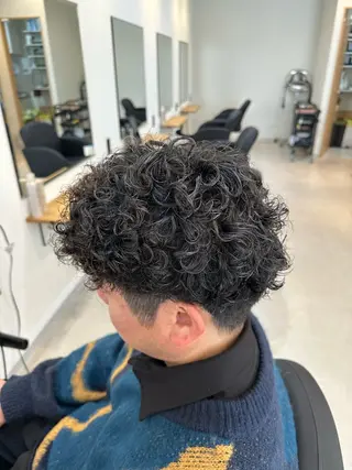 パーマ メンズ Agu hair noman マナのヘアスタイル